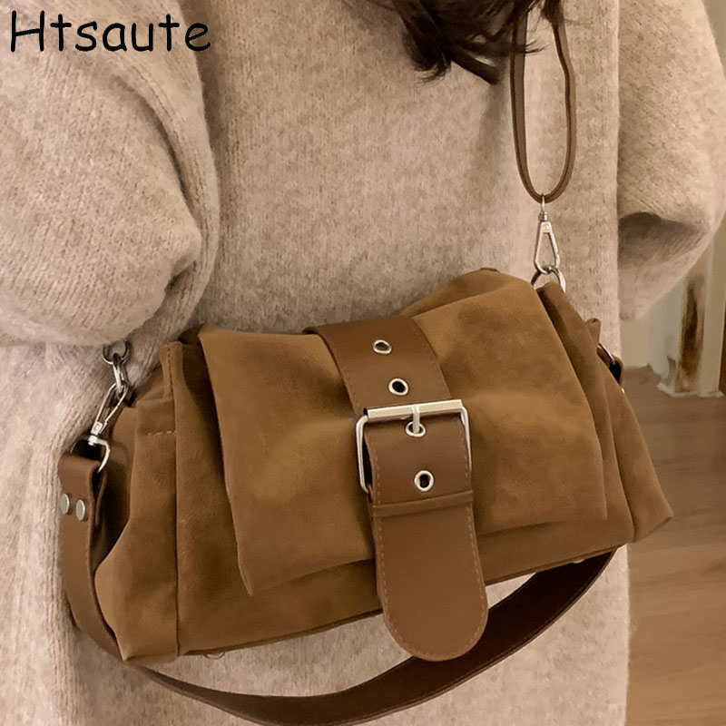 Women Hand Bags For Office - 여성용 고급 PU 가죽 숄더백 빈티지