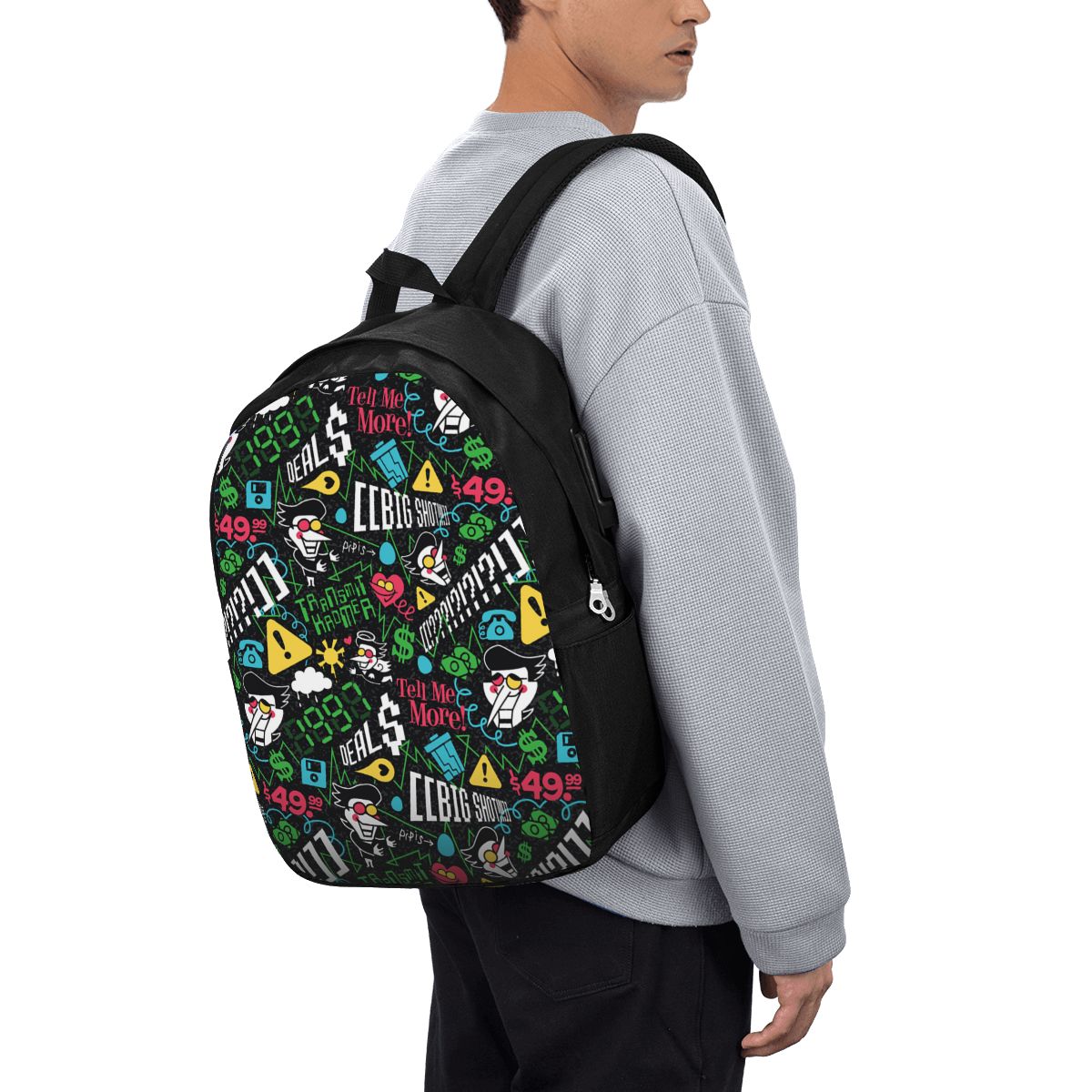 Women Bags For Travel - Deltarune SPAMTON G 배낭 여행 노트북