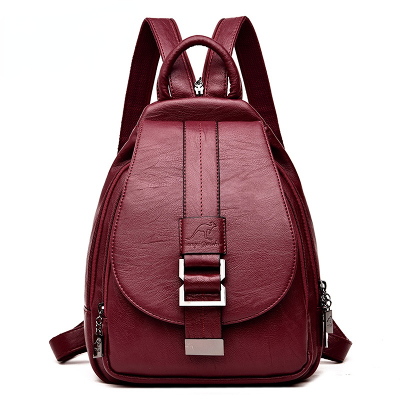 Women Bags In Sale - 디자이너 여성용 가죽 백팩, 십대 소녀용