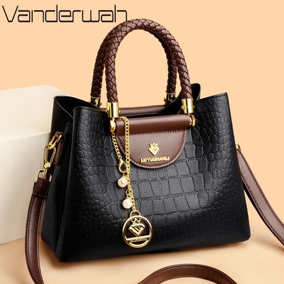 Women Bags In Sale - 고품질 가죽 캐주얼 토트 명품 핸드백