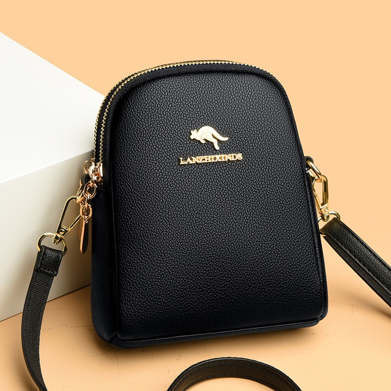 Women Bags In Sale - 단색 지퍼 다목적 PU 백팩, 여성용