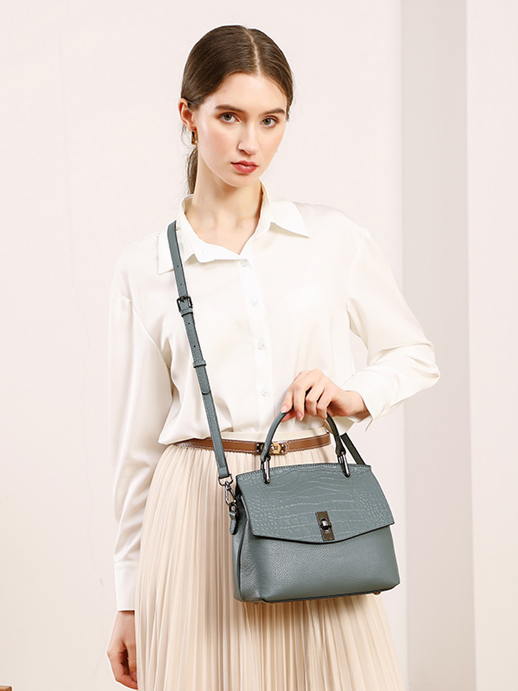 Zency 정품 가죽 여성 핸드백 스톤 빈티지 토트 백 - Women Bags Offers 리뷰 및 가격