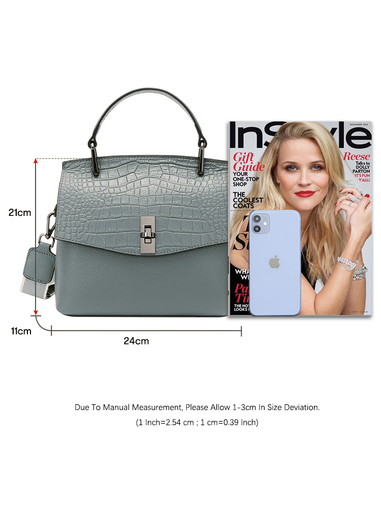 Zency 정품 가죽 여성 핸드백 스톤 빈티지 토트 백 - Women Bags Offers 리뷰 및 가격