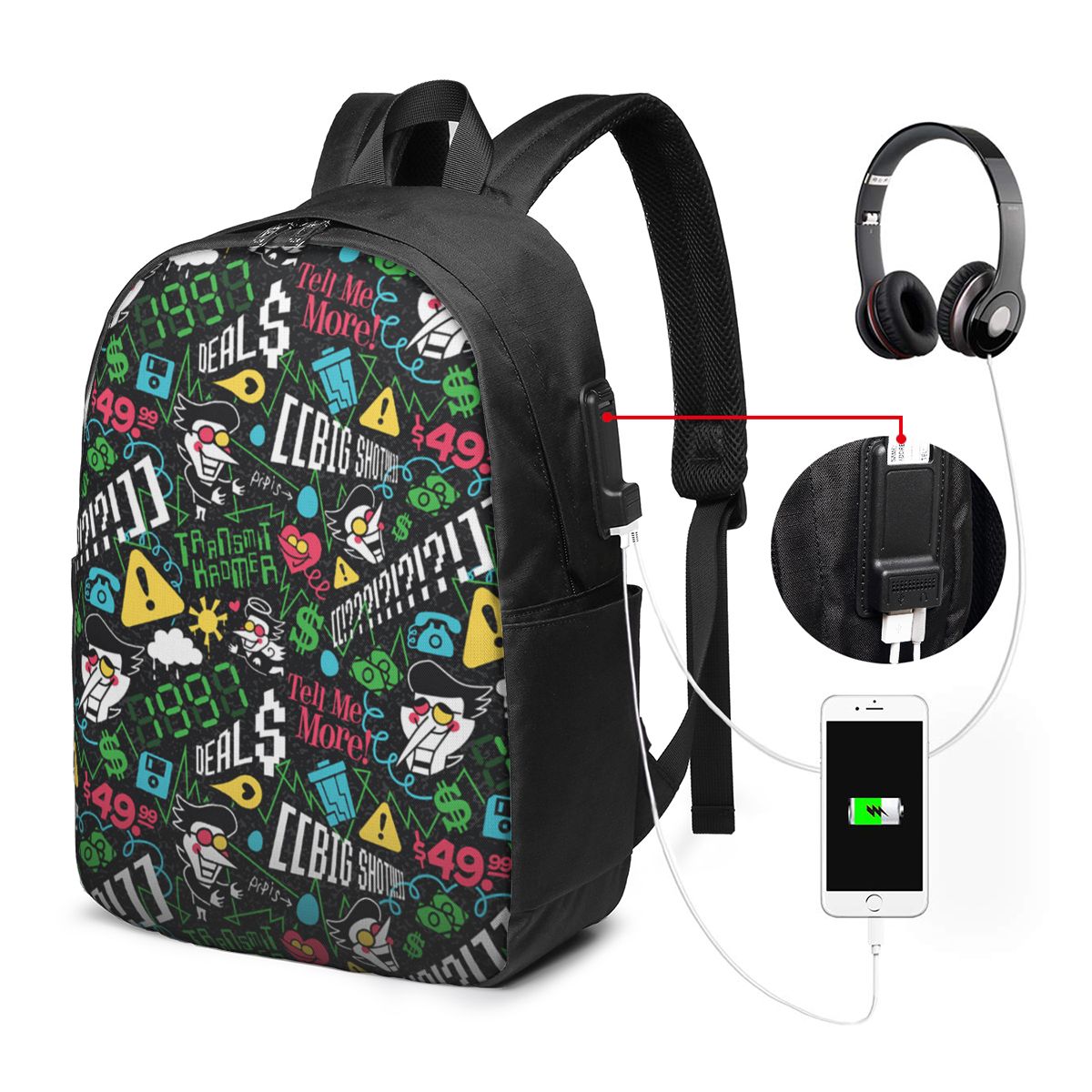 Deltarune SPAMTON G 배낭 여행 노트북  - Women Bags For Travel 리뷰 및 가격