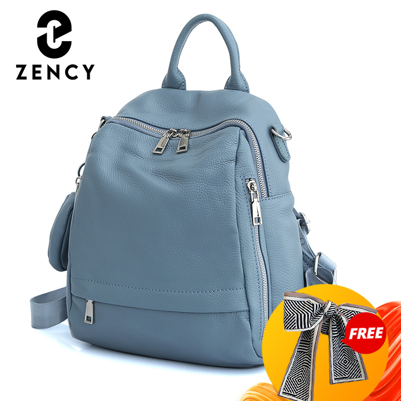Zency 여성용 정품 가죽 백팩 고품질 학교 가방 여 - Women Bags In Sale 리뷰 및 가격