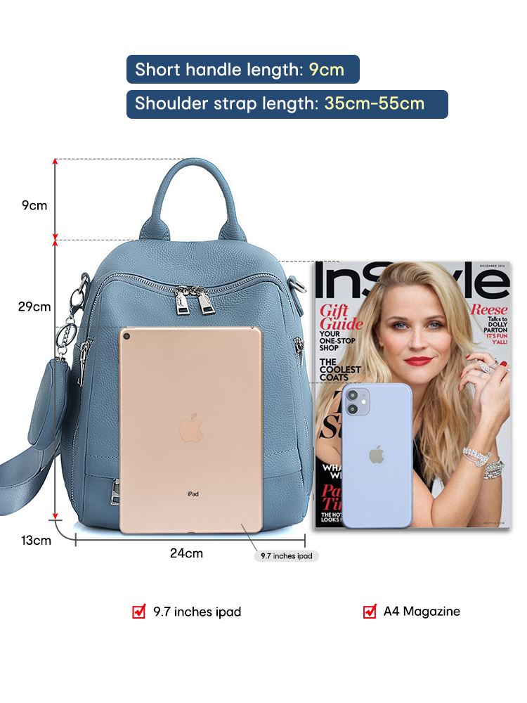 Zency 여성용 정품 가죽 백팩 고품질 학교 가방 여 - Women Bags In Sale 리뷰 및 가격