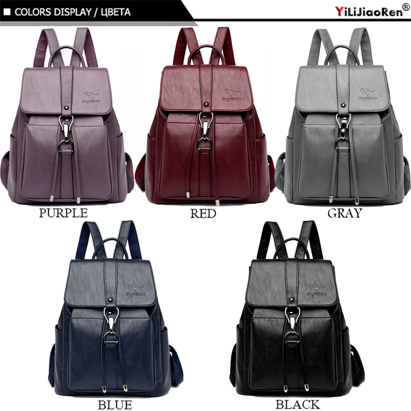 여성용 도난 방지 숄더백, 유명 브랜드 가죽 백팩, 대 - Women Bags Offers 리뷰 및 가격
