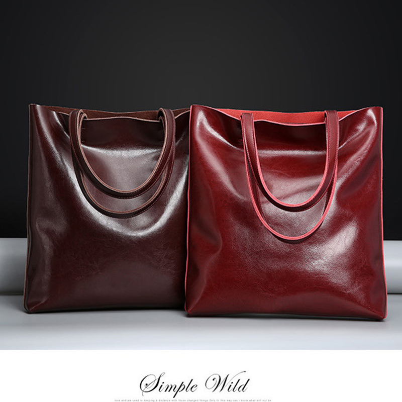 암소 가죽 가방 숙녀 정품 가죽 핸드백 큰 여성 가방  - Women Hand Bags For Office 리뷰 및 가격