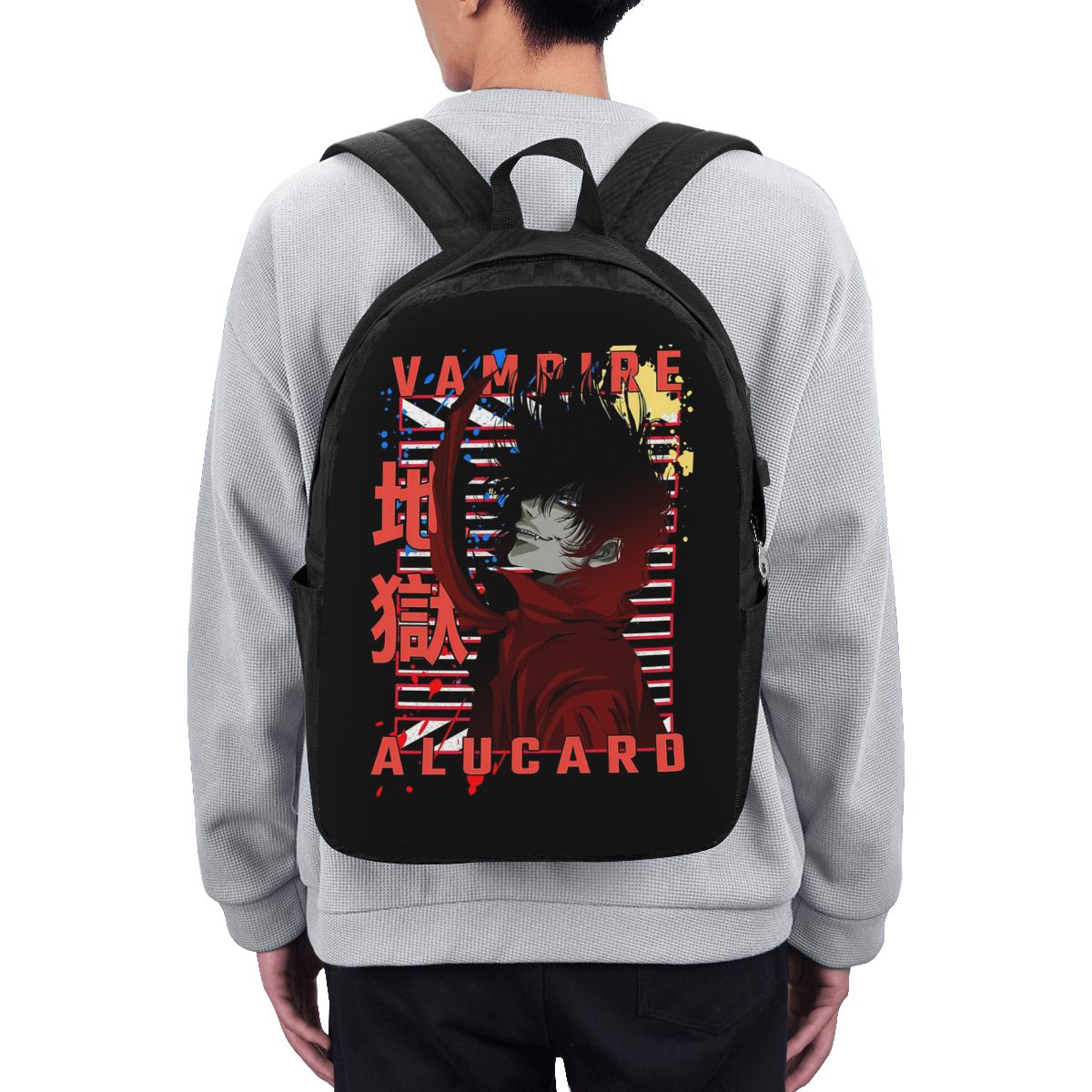 Alucard Hellsing 만화 배낭 여행 노트북  - Women Bags For Travel 리뷰 및 가격