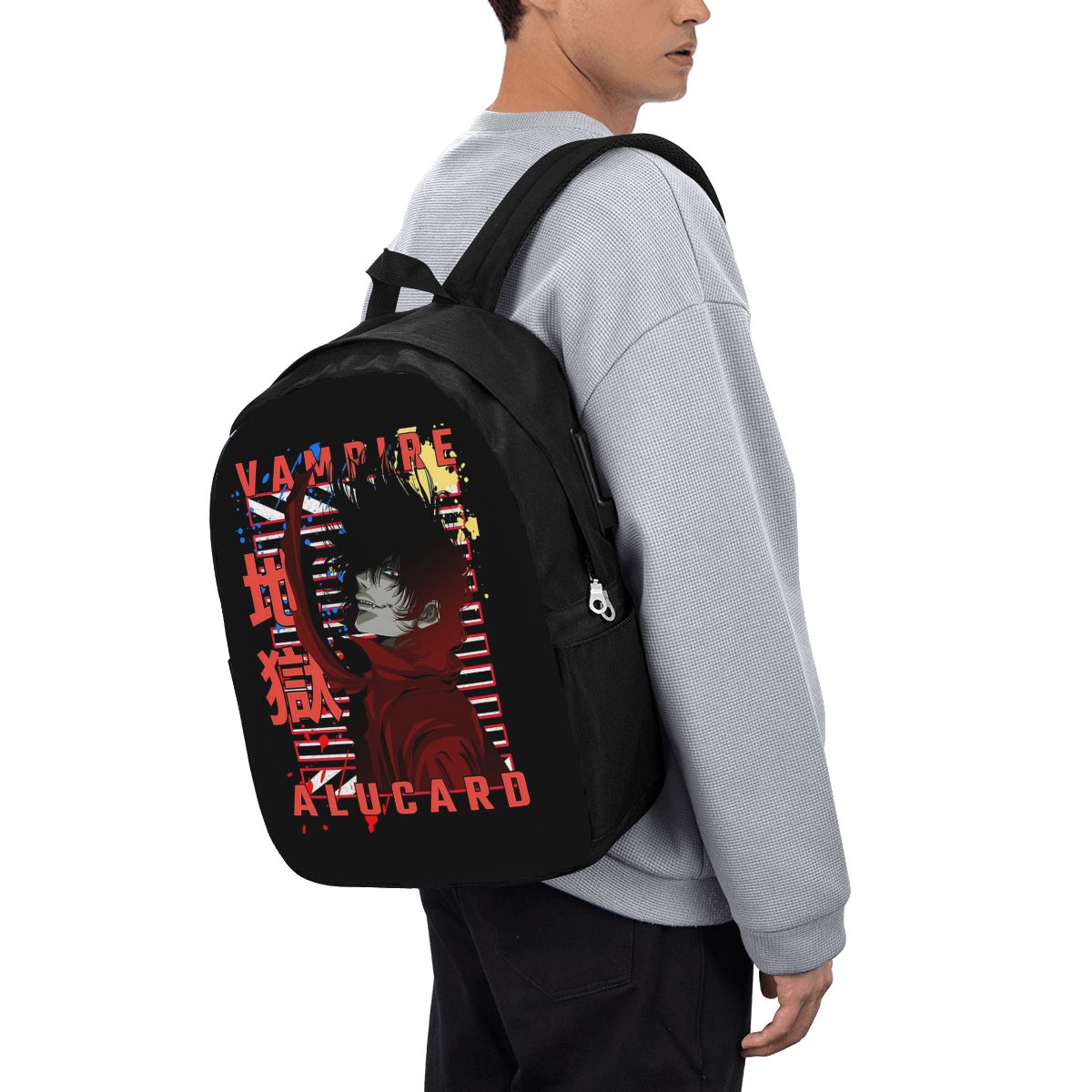 Alucard Hellsing 만화 배낭 여행 노트북  - Women Bags For Travel 리뷰 및 가격