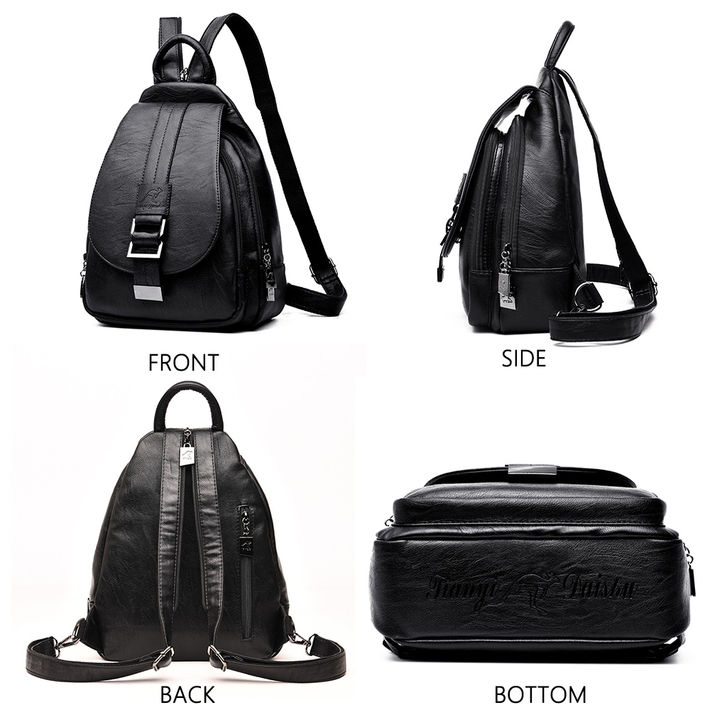 디자이너 여성용 가죽 백팩, 십대 소녀용 학교 가방,  - Women Bags In Sale 리뷰 및 가격