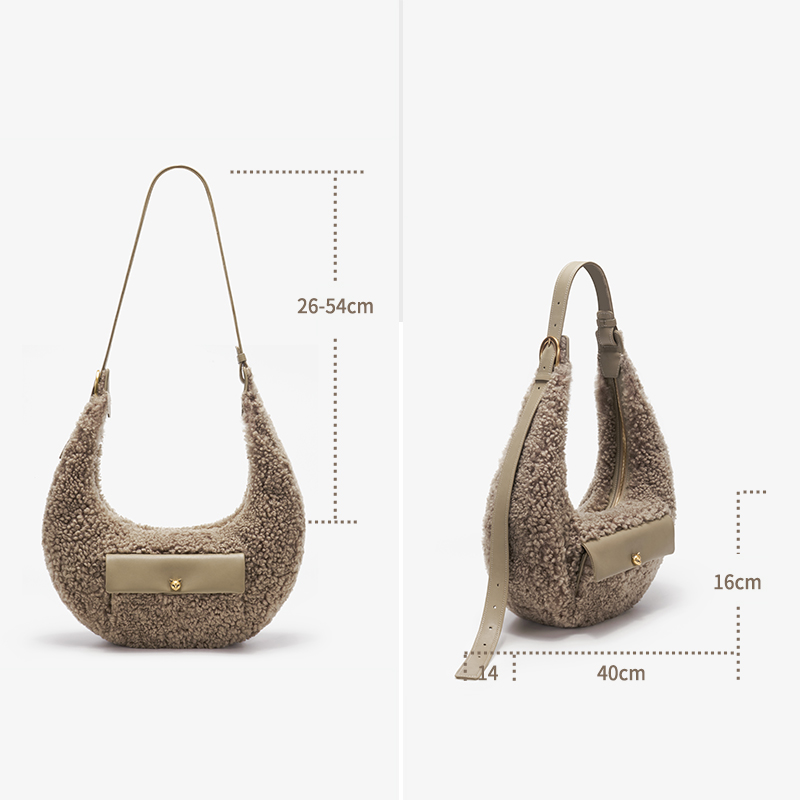 미니멀리스트 럭셔리 디자이너 스몰 니치 브랜드 정품 울 - Women Bags Offers 리뷰 및 가격