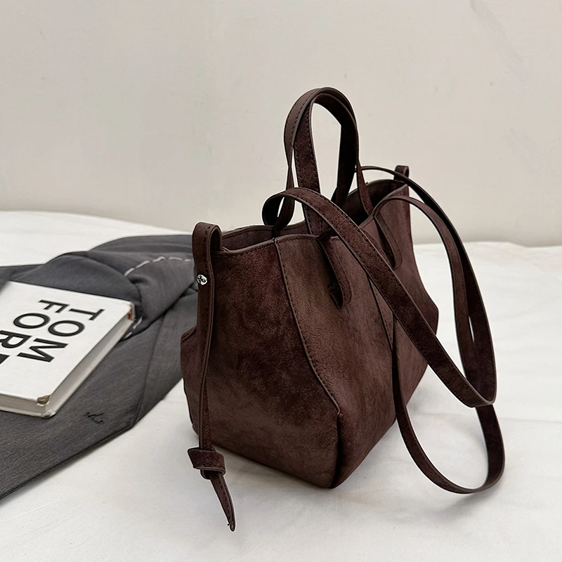라이트 럭셔리 솔리드 PU 햅스 숄더백 2025 핫세일 - Women Bags In Sale 리뷰 및 가격