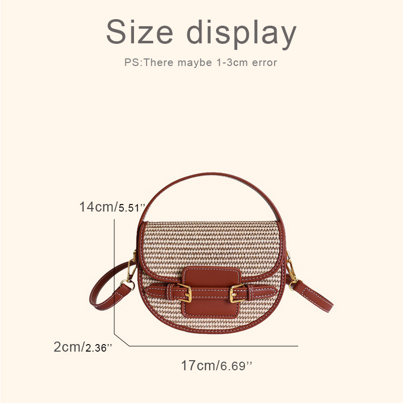 여성을위한 영국 스타일 미니 밀짚 상자 안장 가방 럭셔 - Women Bags Mini 리뷰 및 가격