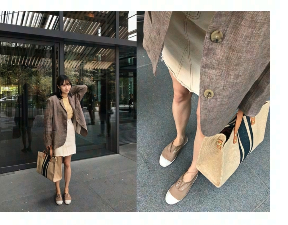 2026 새로운 줄무늬 캔버스 토트 백 여성 대용량 인 - Women Hand Bags For Office 리뷰 및 가격