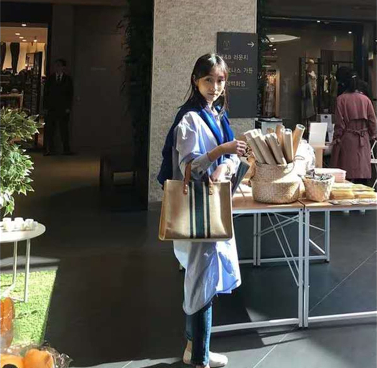 2026 새로운 줄무늬 캔버스 토트 백 여성 대용량 인 - Women Hand Bags For Office 리뷰 및 가격