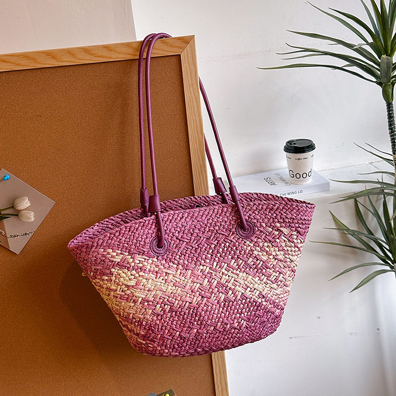 캐주얼 등나무 대용량 토트 디자이너 고리 버들 짠 여성 - Basket Bag Wicker 리뷰 및 가격