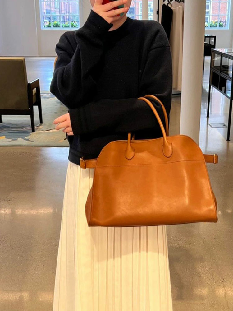 사무실 숙녀 작업 대용량 토트 소 가죽 정품 가죽 핸드 - Women Hand Bags For Office 리뷰 및 가격