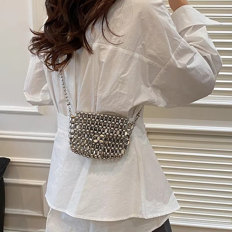 PU 고급스러운 느낌의 단색 이브닝 백, 홀로우 아웃  - Women Bags In Sale 리뷰 및 가격