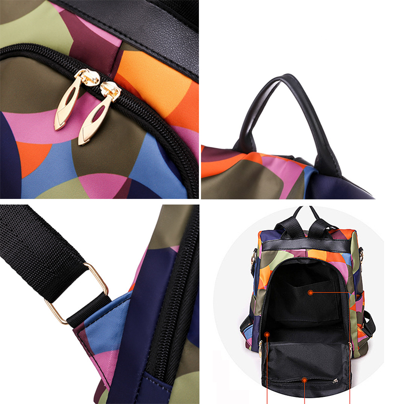 패션 여성 배낭 도난 방지 배낭 여성 옥스포드 어깨 가 - Women Bags Offers 리뷰 및 가격