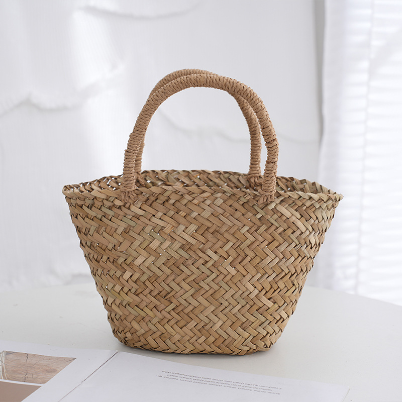 여성용 수제 위커 등나무 가방, 보헤미안 미니 바구니  - Basket Bag Wicker 리뷰 및 가격