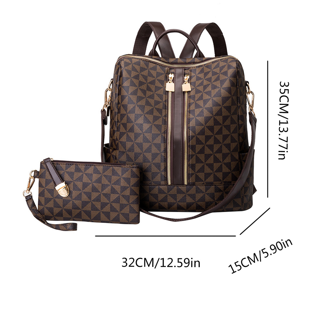 2pcs 배낭 및 핸드백 세트, 여성용, 방수 더블 어 - Women Bags Offers 리뷰 및 가격